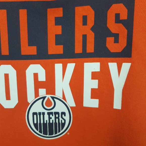 Vintage OILERS STORE EXCLUSIVE Hoodie Small US S NHL Edmonton Oilers Sleeveless - Picture 7 of 16